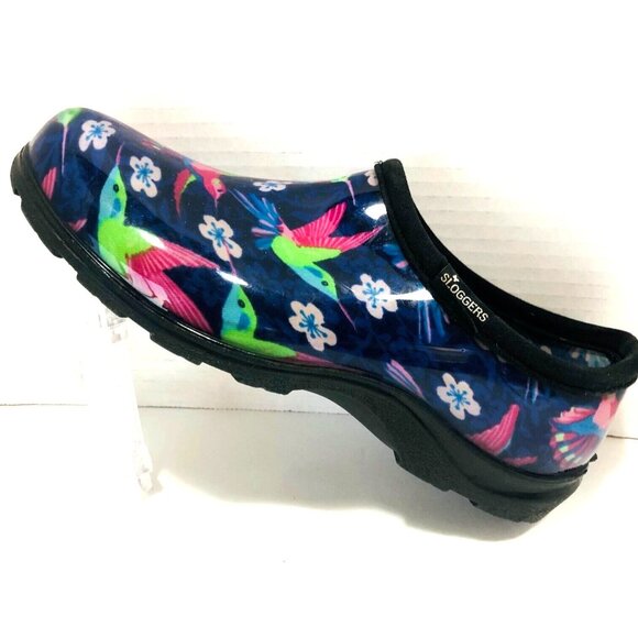 Sloggers Shoes - Sloggers‎ Womens Clogs Mules Shoes 9 Hummingbird Waterproof Gardening Outdoors